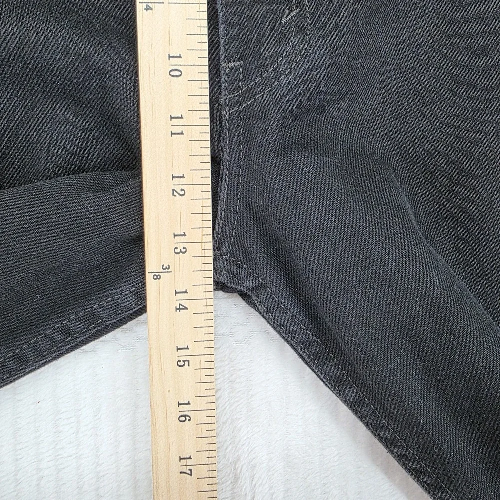 Vintage Levis 505 Jeans Mens 46x29 Black Straight Leg Denim Y2K EUC
